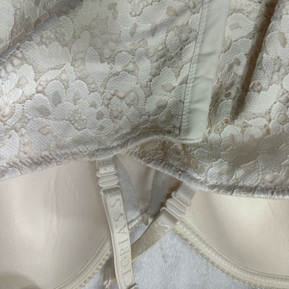 NWT VICTORIA SECRET Elegant White Lace Bustier - Picture 5 of 8